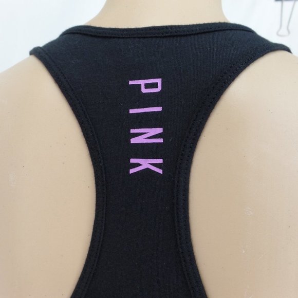 Black atletic sequins with front log top tank - Picture 5 of 5